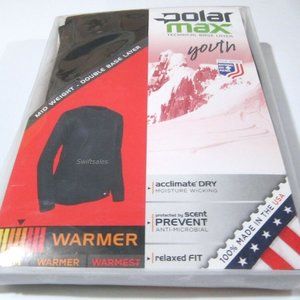 Polarmax Midweight Baselayer Youth Crew Top